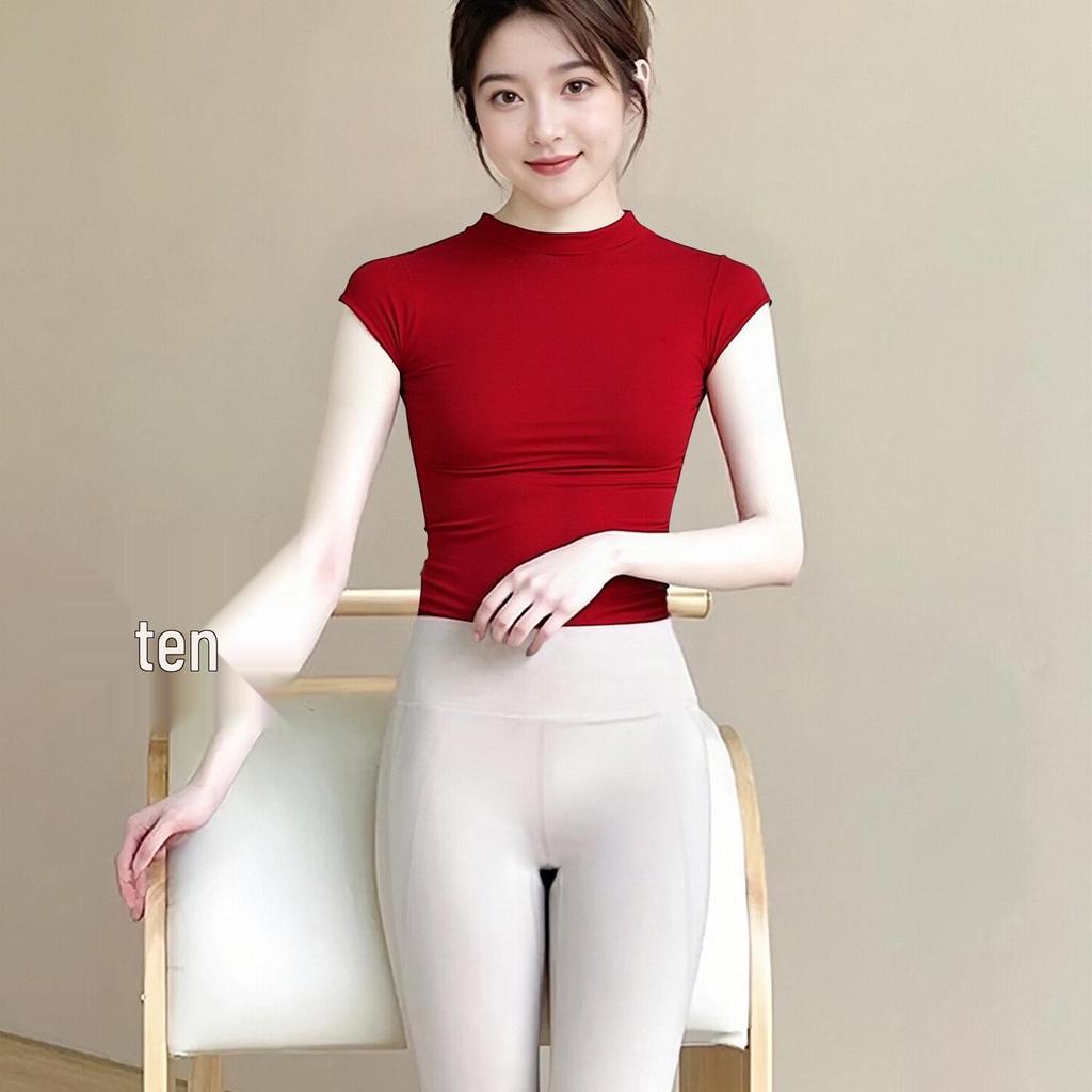 2025 Women's Red Yoga & Pilates Autumn/Winter Fitness Vest