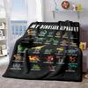 2026 New Arrivals 1pc Cozy Dinosaur Flannel Blanket - Bed Blankets for Travel, Sofa, Bed, And Home Decor with Softness And Warmth, Ideal for Birthday 