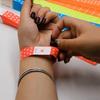 100Pcs Synthetic Paper Disposable Wrist Strap Waterproof Party Bracelets  Amusement Park