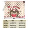 Super warme Decken Kinder Erwachsene Picknick Niedliche Monchichis Überwurf Decke Flanell Tagesdecke Für Couch Stuhl Sofa Bettbezug