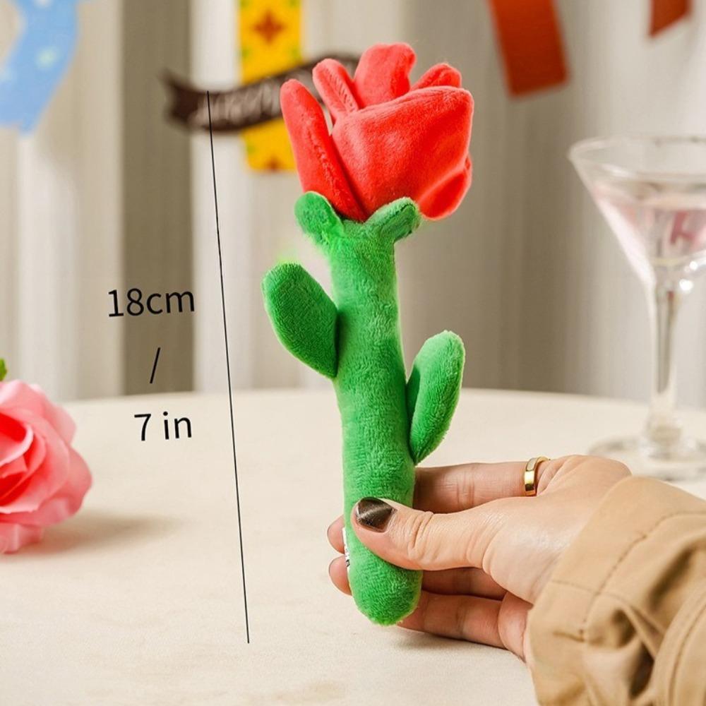 Dog Toys Compared To Bears Small Medium Sized Cats Dogs Accompany Plush  Valentine's Day Roses BB Sound Toys New Year Present – buy at low prices in  the Joom online store