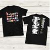 KPop Concert Aesthetic Shirt Front And Back Graphic TeeMusic Fan Unisex Shirt