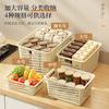 Storage basket Snack toys Household storage box Plastic storage basket Kitchen sundries sorting basket Dormitory storage box