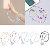 Colorful Acrylic Bead Mobile Phone Chain Y2K Beaded Phone Charm Long Phone Lanyard Neck Hanging Strap Decoration