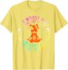 Peace Love Dogs Yoga Funny Graphic Tee Soft Cotton TShirt Casual Gift for Dog Lovers