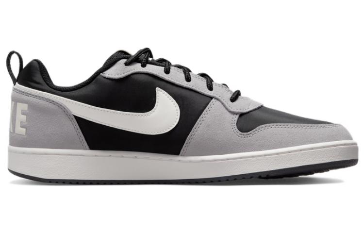 Men's Sneakers Nike Court Borough Low Prem Black Sail Matte Silver Black/Sail-Matte Silver