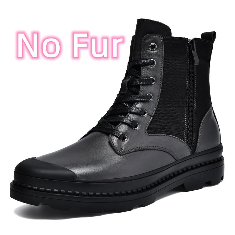 

Fashion Mens Non-Slip Hiking Boot High Quality Casual Shoes All-match Men s Motorcycle Boots Genuine Leather Men s Boots Plus Size 38-47 38