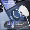 Vysoce kvalitní obchodní černý kožený stojánek na telefon pro Samsung Galaxy Z Flip 7 6 5 4 3 Magnetický držák Zadní ochranný kryt