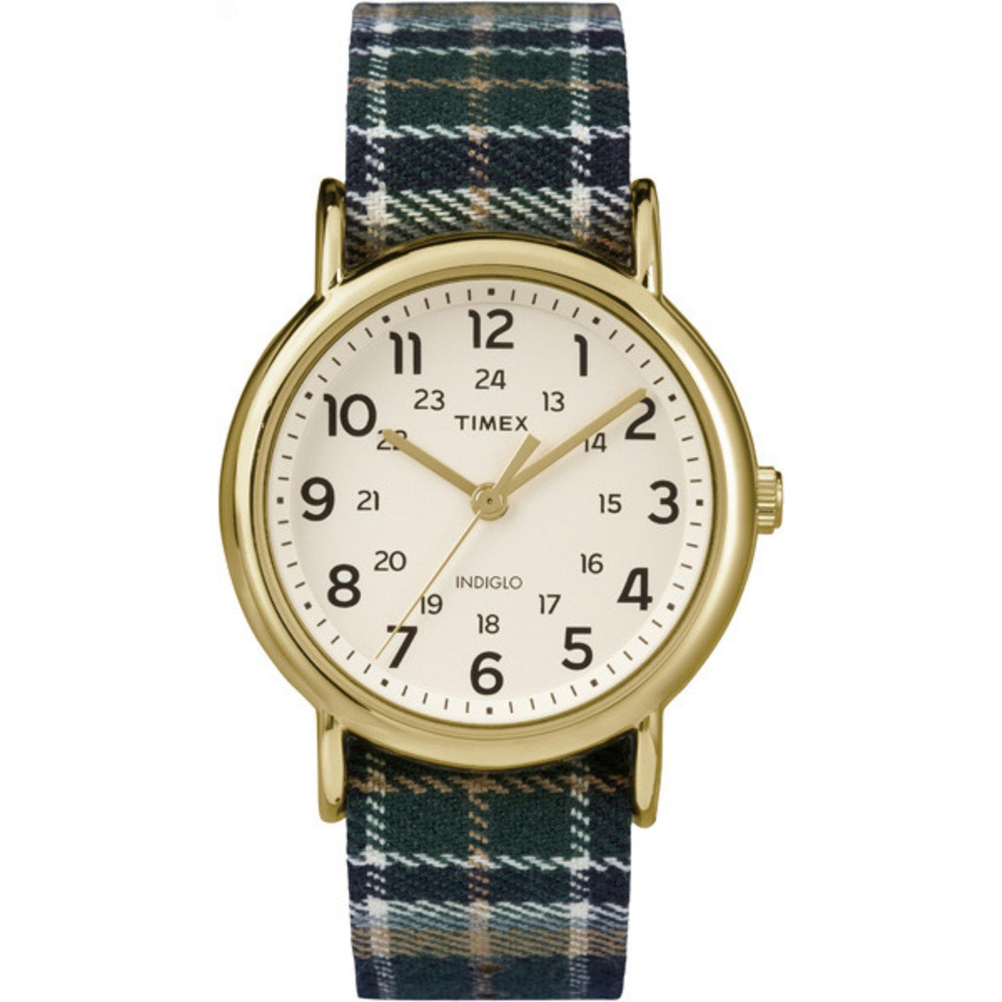 

Часы Timex Unisex TW2P89500 Weekender с аналоговым дисплеем, кварцевые, синие
