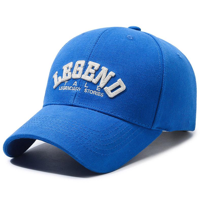 Spring and Autumn New Korean Version of Letter Embroidered Baseball Cap Men's Casual Versatile Curved Brim Cap Women's Face Small Hat