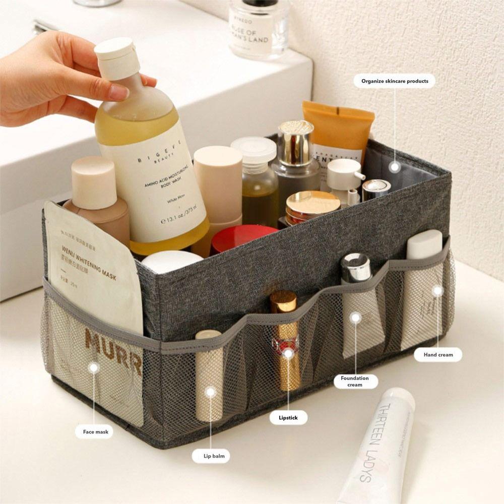 Folding Folding Storage Box With Mesh Organizer Dividers Mesh Organizer  Storage Bins