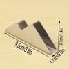 2Pcs/Set Gold&Silver Hill Business Card Holder Creative Storage Box Stainless Steel Business Card Holder Table Card Box
