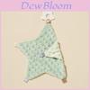 Baby Plush Soothing Blanket With Star Shape And Teething Grip For Sleep Aid