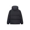 Reebok Stylish Versatile Comfortable Hooded Long Sleeve Puffer Jacket Unisex Outerwear Black 24FRM207UGH0