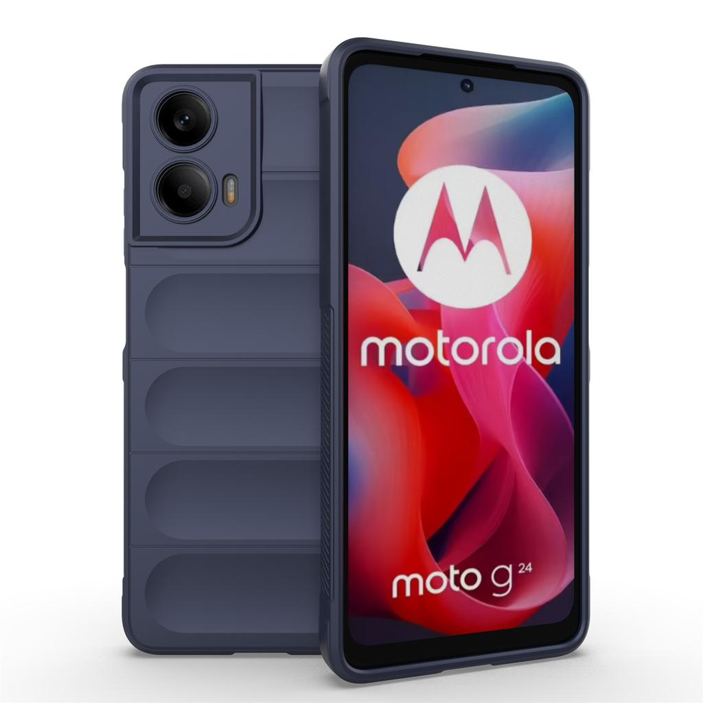 For Motorola Moto G24 4G/E14 4G Case Anti-Drop Soft TPU Rugged Phone Back Cover