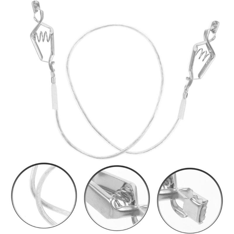 Foil Head Clip Line Fencing Sabre Foil Cord Head Line Cable Clip Fencing Guard Mask Cord Clip Fencing Mask Clip Holder