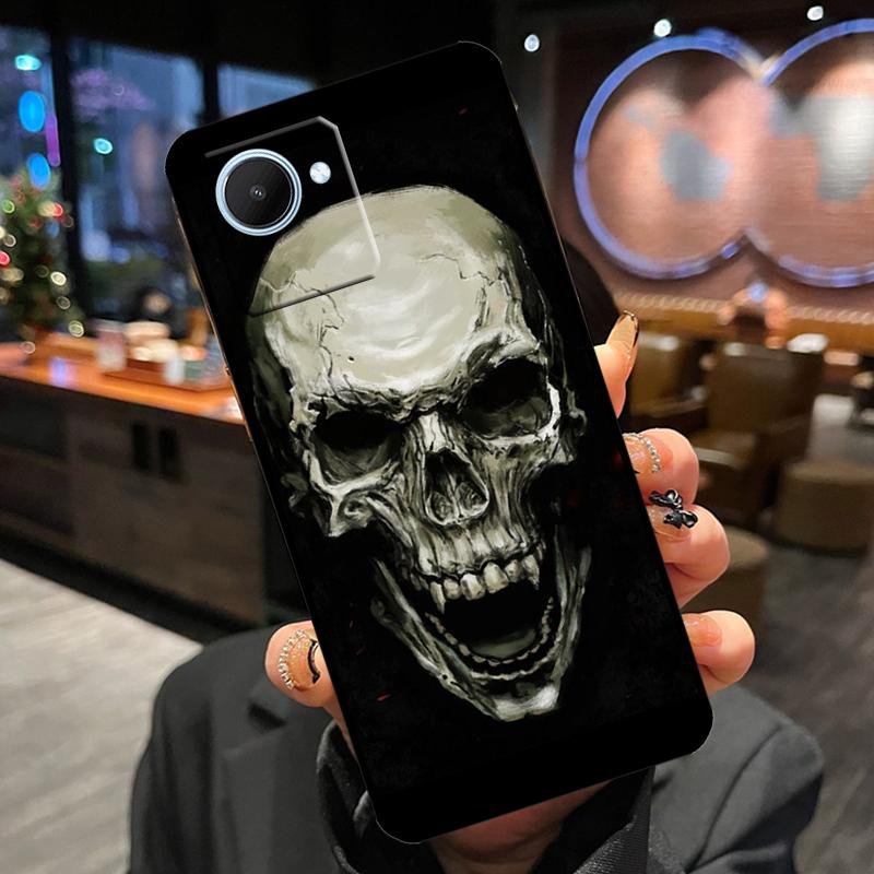 

Gothic Fashion Skull For Realme 10 9 Pro Plus 8i 9i C11 C15 C30 C31 C35 C21Y C25Y GT Neo 2 3 3T GT Master Case Realme GT Neo2