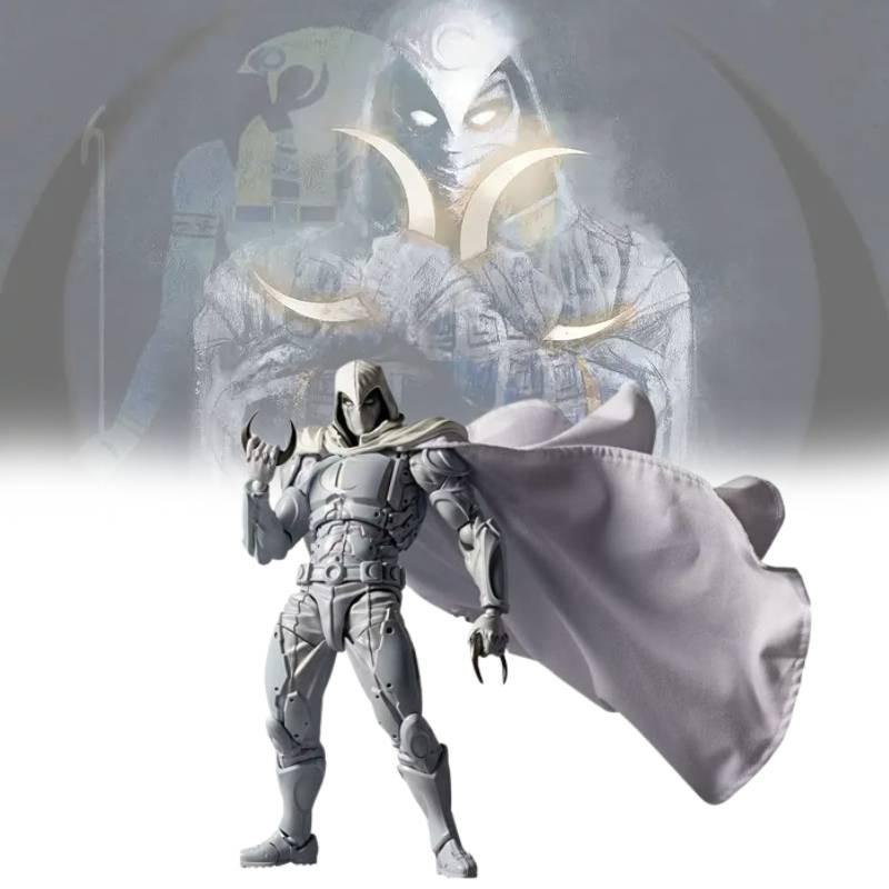 Kaiyodo Moon Knight Action Figure Stunningly Detailed Pvc Model 14cm Tall