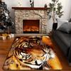 Tiger‑Head Printed Rug, Animal Decor for Entryway, Bedroom, Living‑Room & Indoor Home Use