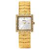 Luxury Square Quartz Watch Crystal Bezel Textured Dial Vintage Carved Metal Bracelet Waterproof Daily Dress Watch for Men Women Couple Matching Watch