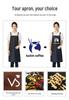 Custom Logo Waterproof Canvas Waist Apron for Manicure, Coffee Bar, Catering