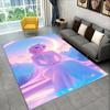Cartoon Frozen Elsa Princess Girl Carpet Rug for Playroom Bedroom Living Room Sofa Home Decor,kid Area Rug Non-slip Floor Mat