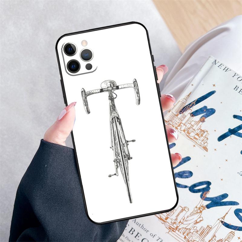 Mountain Bike Cycling  Cool Phone Case For iPhone 14 15 16 Pro Max 12 13 Mini 11 Pro Max XR 15 16 Plus 16e Cover Coque