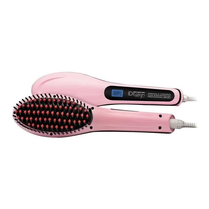 Pink Straightening Brush IDItalian Design