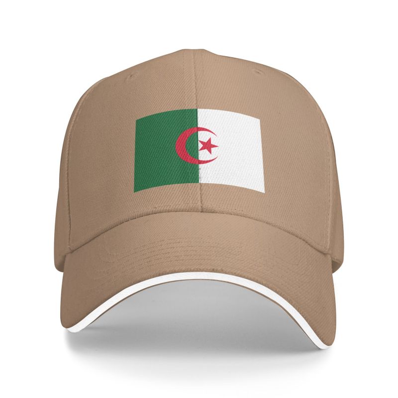 Custom Flag Of Algeria Baseball Cap Sun Protection Unisex Women's Adjustable Algerian Patriotic Dad Hat Autumn