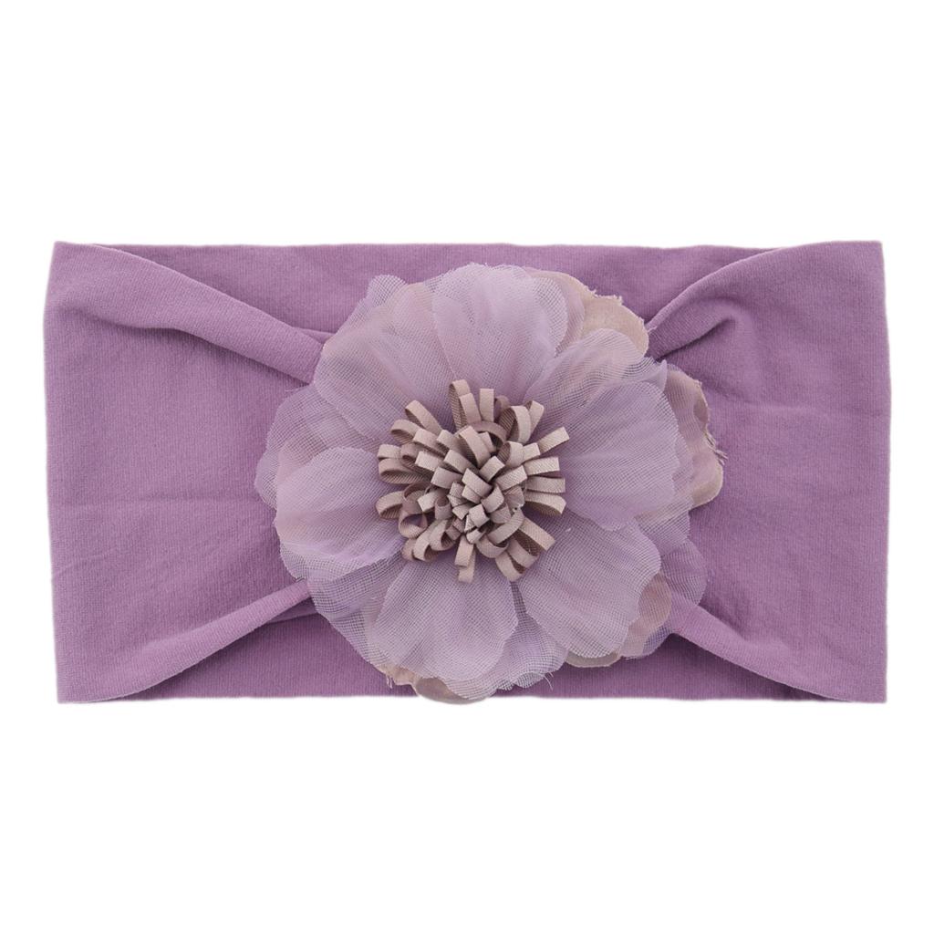 Mesh Sunflower Nylon Headgear Baby Hair Accessories Children'S Headband Infant Soft Headband Stockings Headband