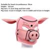 Neoprene Pink Pig Mask Hood  Fetish Costume Pet Play