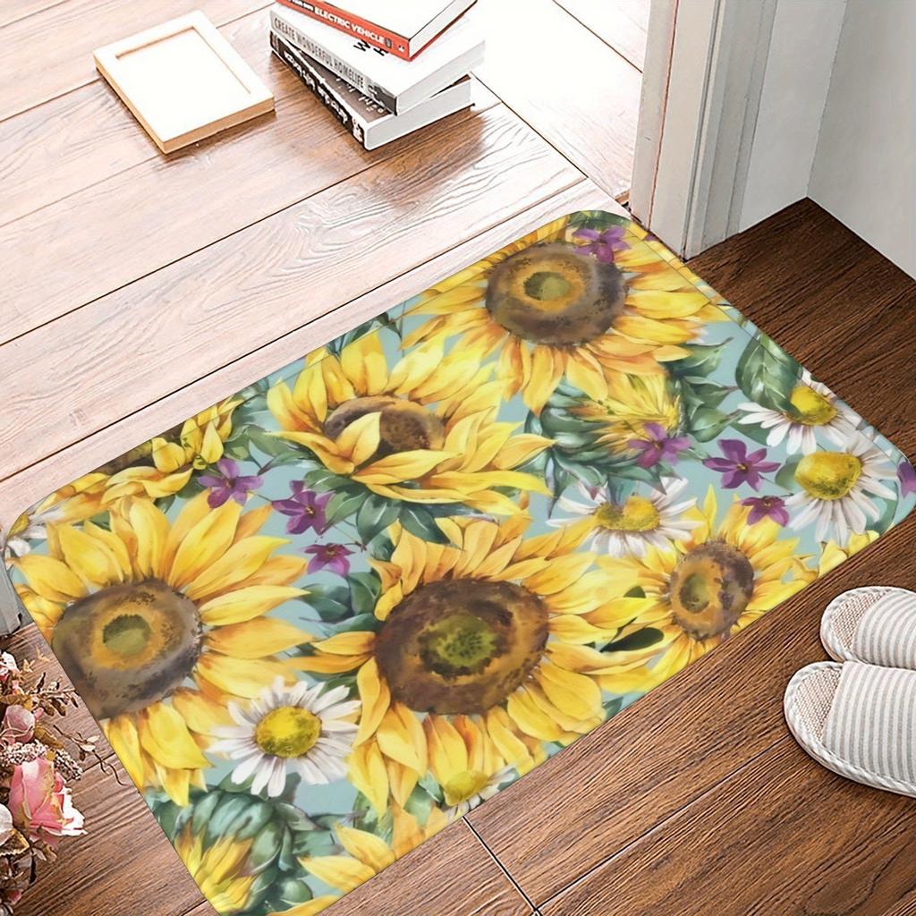 1PC Wild West Cowboy pattern Kitchen Rug Non-Slip Door Mat Pop design Bathroom Rug Bath Mat Carpet for Home Sink Laundry Decor