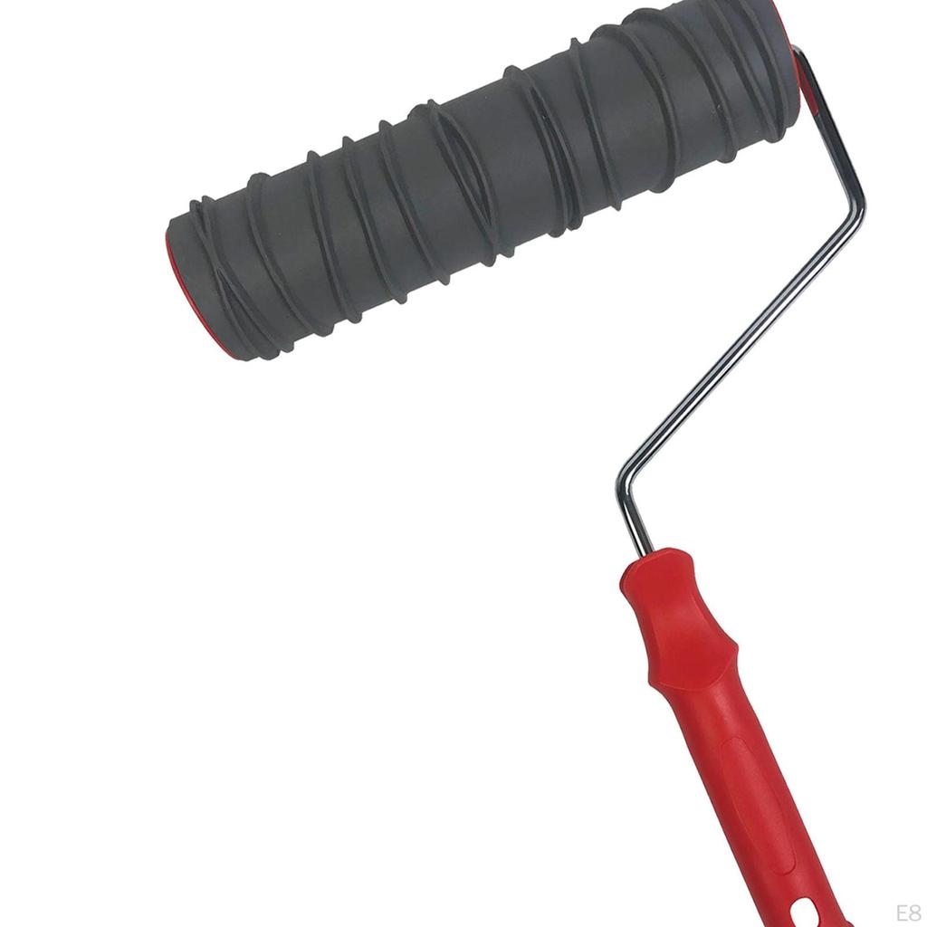 Rolă de vopsea de 10 inch, decorare pentru vopsire, gofrare, textură din cauciuc, multifuncțională