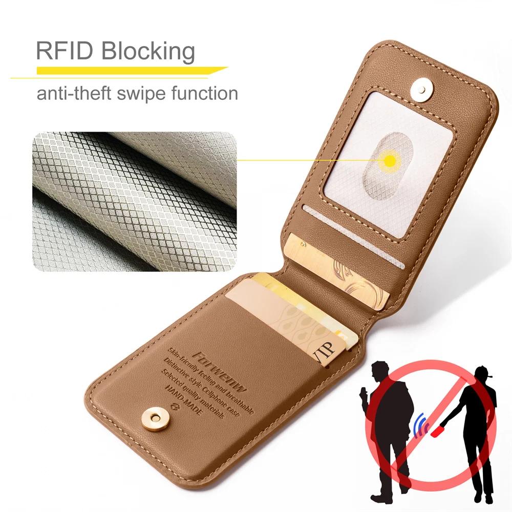 Abnehmbare Brieftasche RFID-blockierende magnetische Hülle für Samsung Galaxy S25 Ultra S24 S23 S22+ Plus A56 A55 A36 A35 A25 A16 A15 Cover