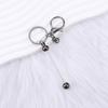 6Pcs Metal Beadable Keychain Bars Beading Key Chain Bar Blanks For Beads Pendant Jewelry Charms Lanyard Diy Crafts Gift