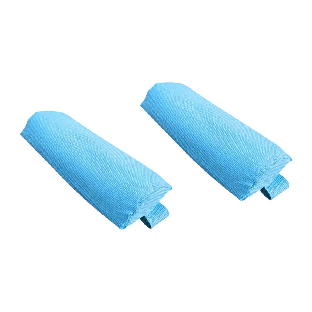 2 Stück Kopfkissen Nackenkissen für Stuhl mit Gummiband Mehrzweck-Liegestuhl Kopfkissen