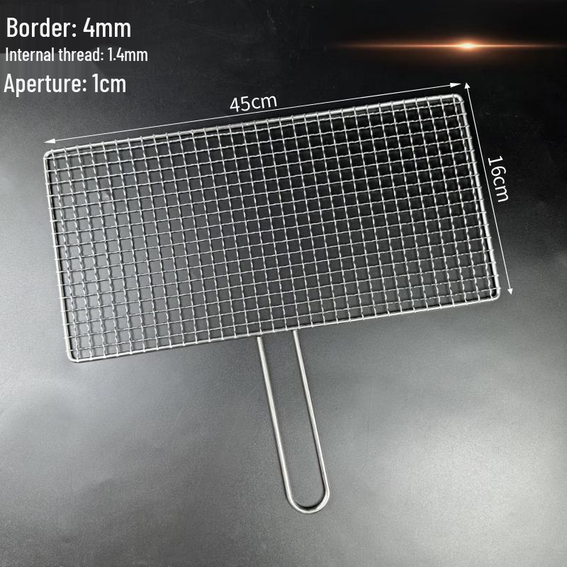 304 Stainless Steel BBQ Grill Mesh with Handle