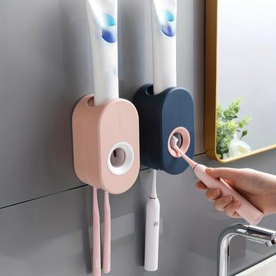1 st Lättanvänd Automatisk Tandkrämstilldelare - Ingen borrning krävs, Enkel och Bekväm Badrumstillbehör