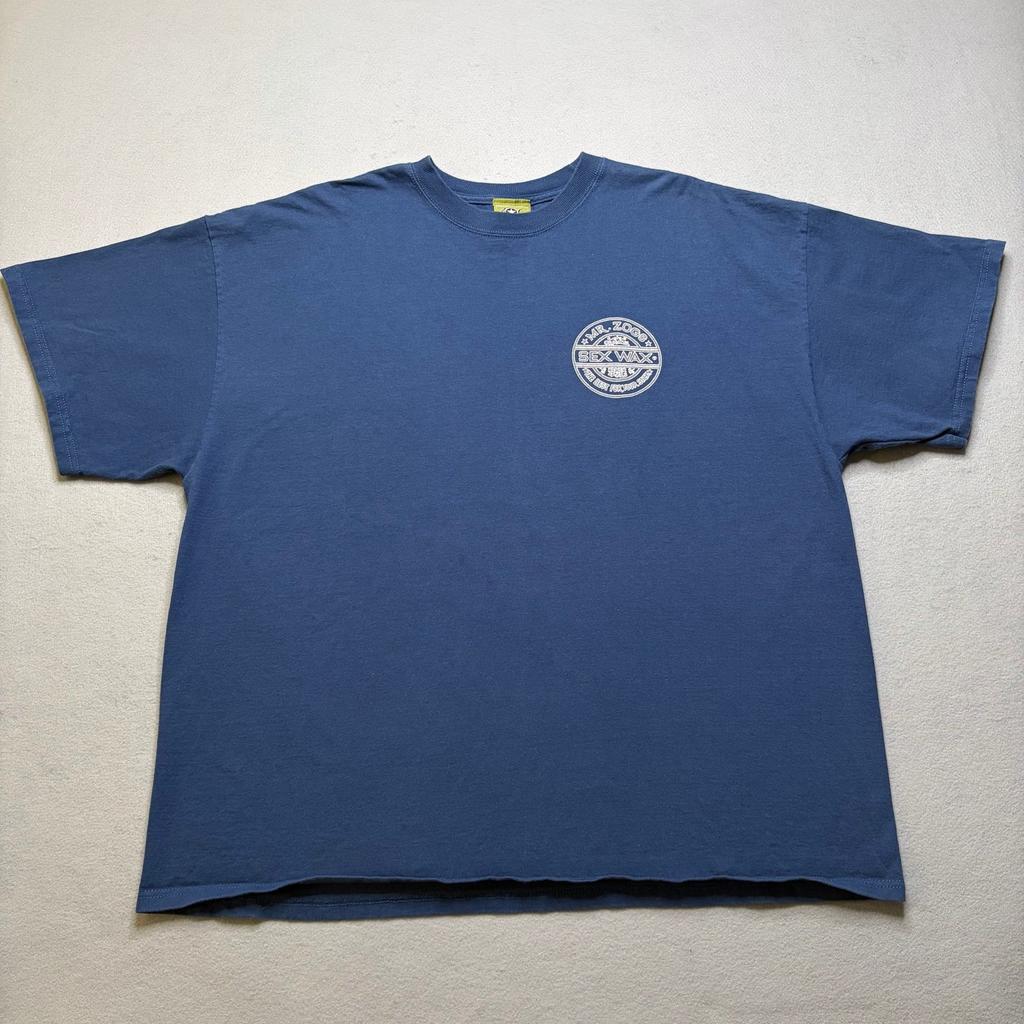 Mr Zog’s Sex Wax T-Shirt Blue Surf Skate Graphic Tee Men’s XL 2XL ZOG Originals