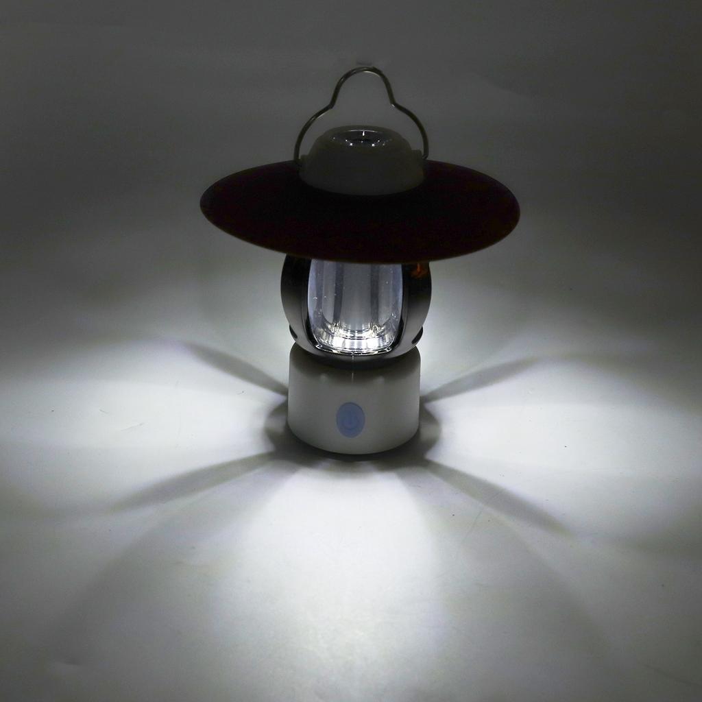 Camping Light Rechargeable 3 Level Hight Brightness ABS Tent Light Waterproof for Outdoor Travel