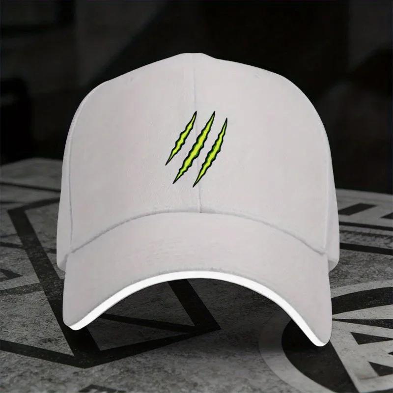 Claw Mark Graphic Baseball Cap Polyester Adjustable Street Style Trendy Unisex Casual Hat