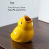 Ceramic Duck Toothbrush Holder , Cute Bathroom Organizer with Pastel Colors, Freestanding or Countertop Decoration, Bathroom Vanity