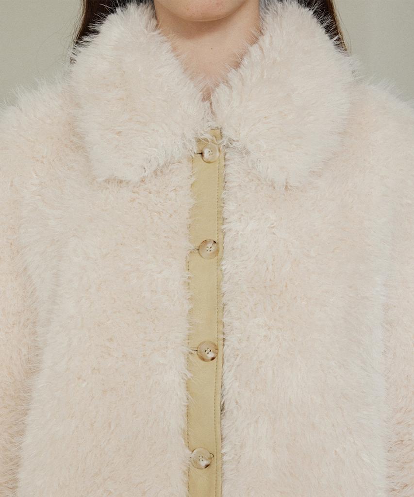 Itov Seoul Button Fur Jacket Iv