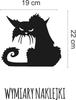 Large Halloween Sticker Black CAT Stickers Spooky Funny Gloomy NH_005