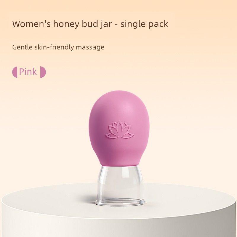 Facial Cupping Tool for Lifting, Beauty Salon Special Facial Cupping Silicone Cup for Home Use, Gua Sha Massage Meridian Vacuum Cup