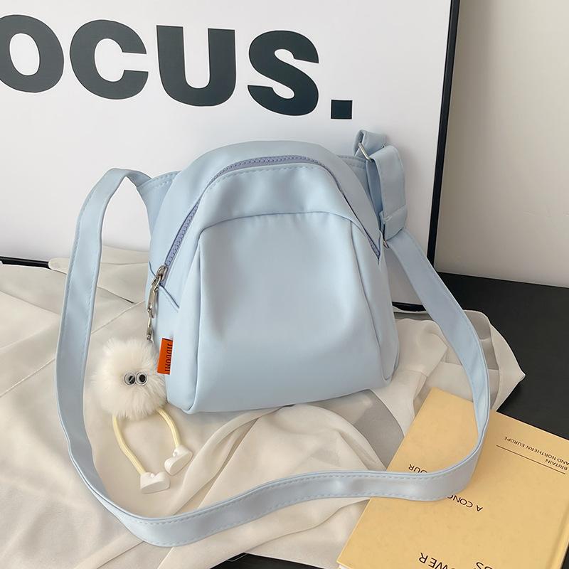 Lightweight Nylon Cloth Niche Popular New Trendy Shell Bag Canvas Versatile Casual Shoulder Messenger Bag Women