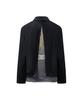 Erer Wool Back Slit Tiger Jacket Black