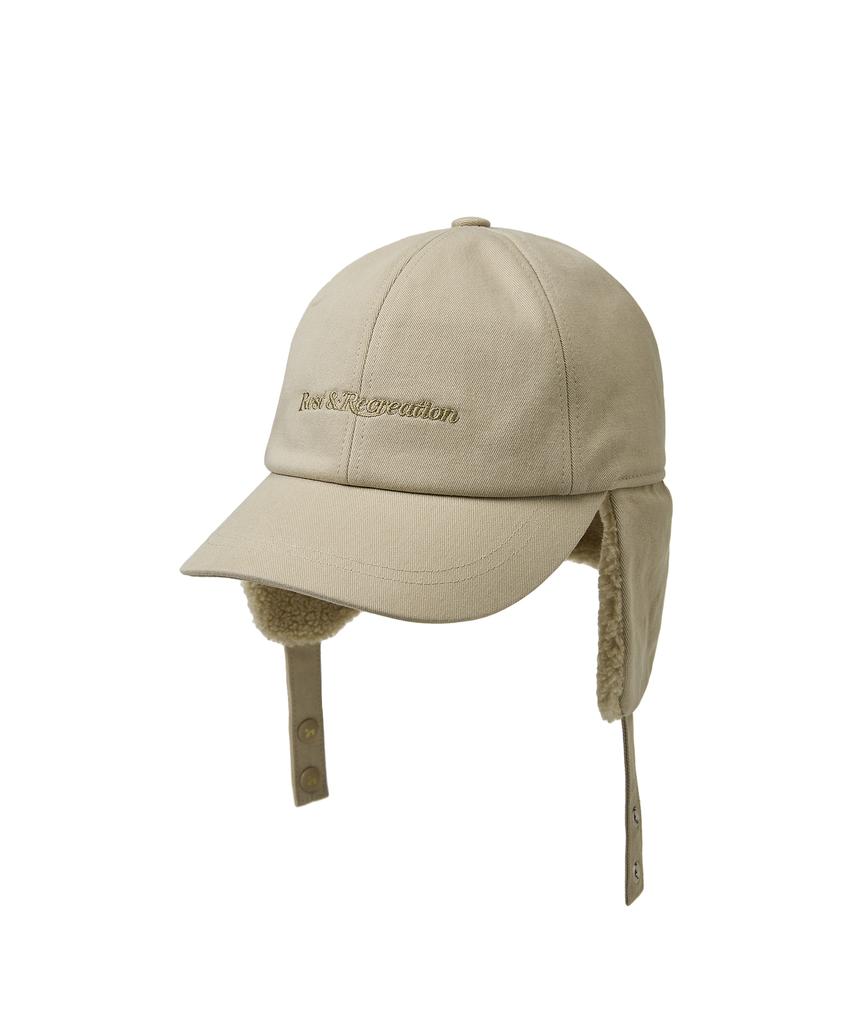 REST&RECREATION Ear Flap Cap - Beige
