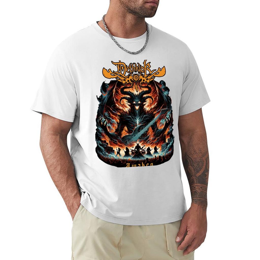 Dethklok Awaken TShirt vintage graphic tee sublime mens tall t shirts