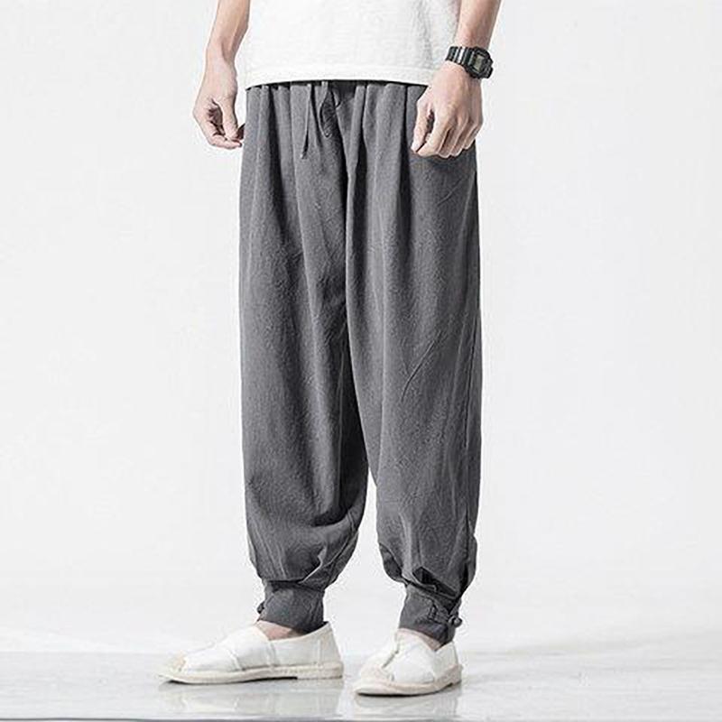 Loose Fit Men's Pants Required Casual Spring Summer Long Pant